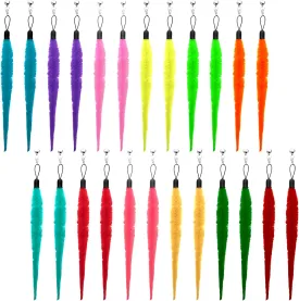 24 PCS Cat Worm Toy Refills Cat Wand Toy Replacement Interactive Cats Wand Replacement Cats Toys Interactivefor Teaser for Kitten