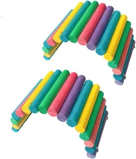 2pcs Hamster Suspension Bridge Chew Toys Syrian Hamster Ramp,Sugar Glider Wooden Bridge Cage Accessories for Gerbils Sugar Glider Mouse