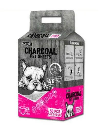Absorb Charcoal Plus Pet Sheets Carton (8 packs)
