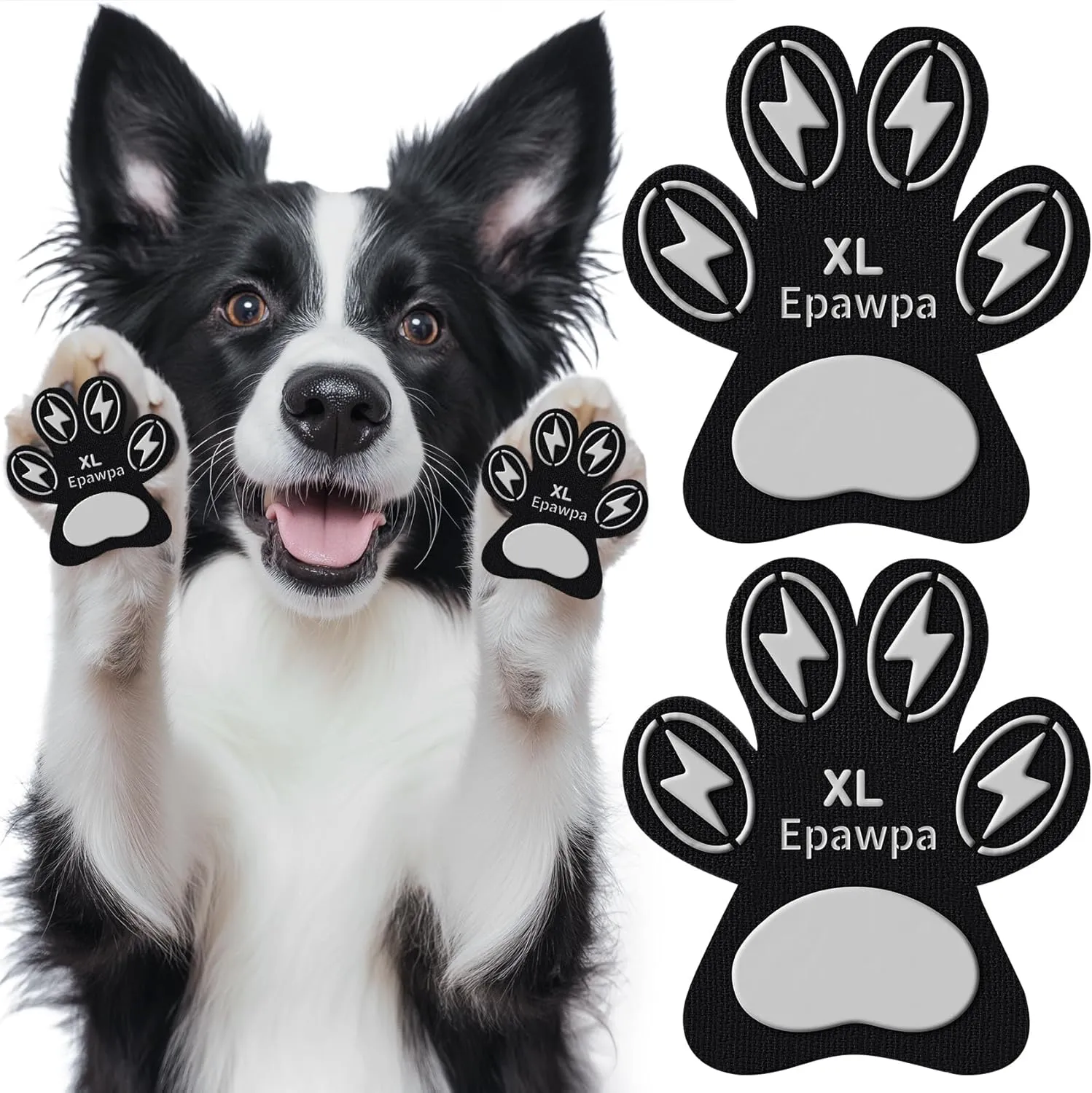 Anti-Slip Dog Paw Protectors for Senior Dogs - Traction Pads for Hardwood Floors & Hot Pavement, Durable Dog Paw Grips with Strong Traction (5 Sets, 20 Pcs) XL
