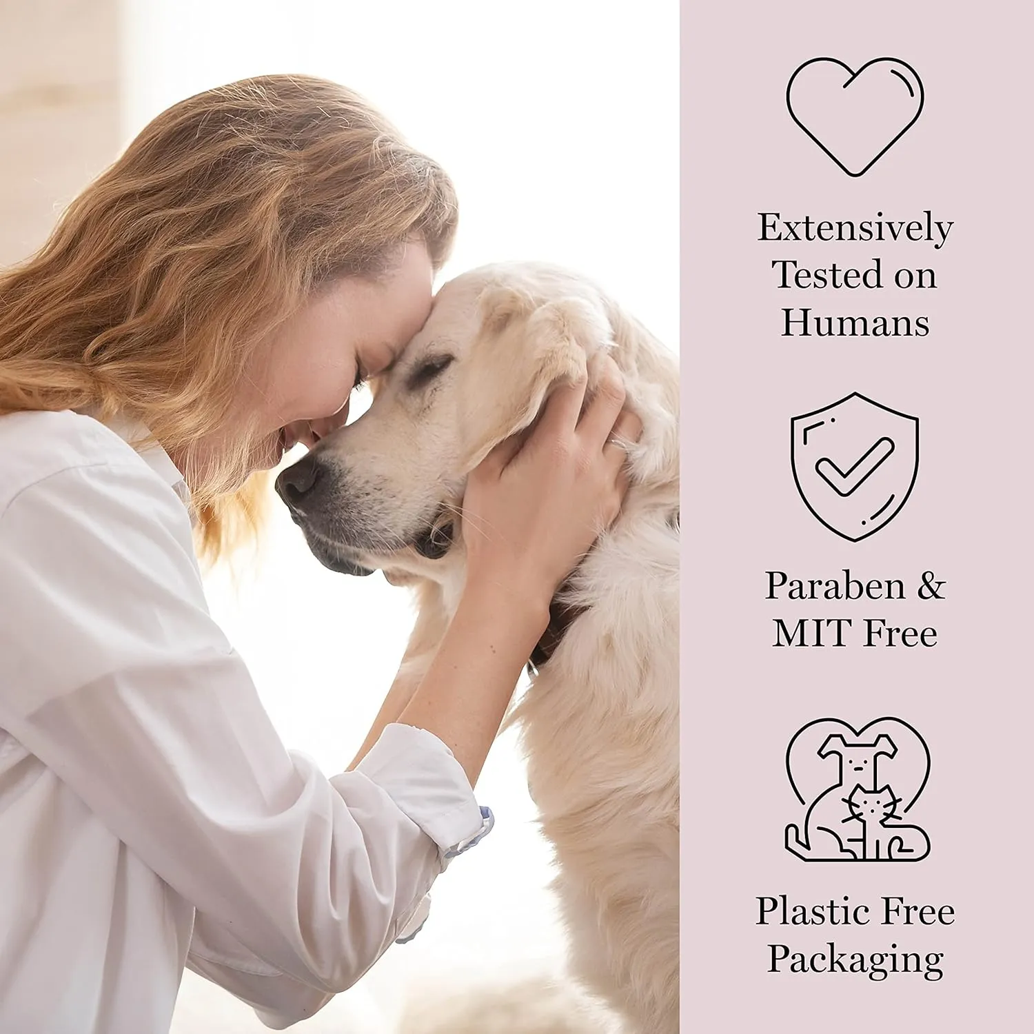 Be:Calm Calming Dog Shampoo Bar  110g  Natural Formula with Goat Milk, Lavender & Chamomile  Soothes Skin & Conditions Coat  Long-Lasting Bar  Approx. 30 Washes