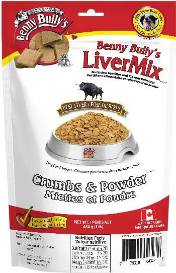 Benny Bully's LiverMix Crumbs & Powder