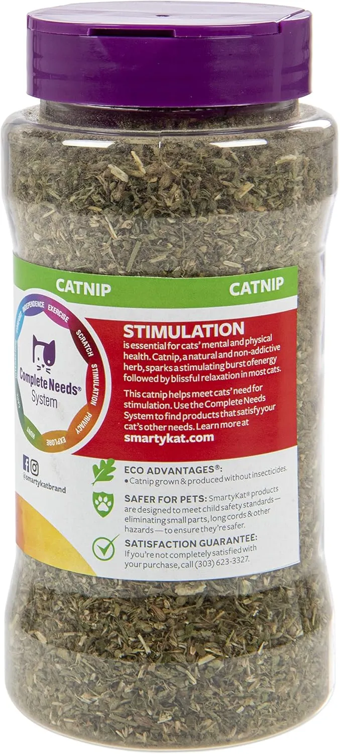Best Pet Supplies Scratch and Spin Cat Scratcher Replacement Pads and SmartyKat Catnip for Active Play