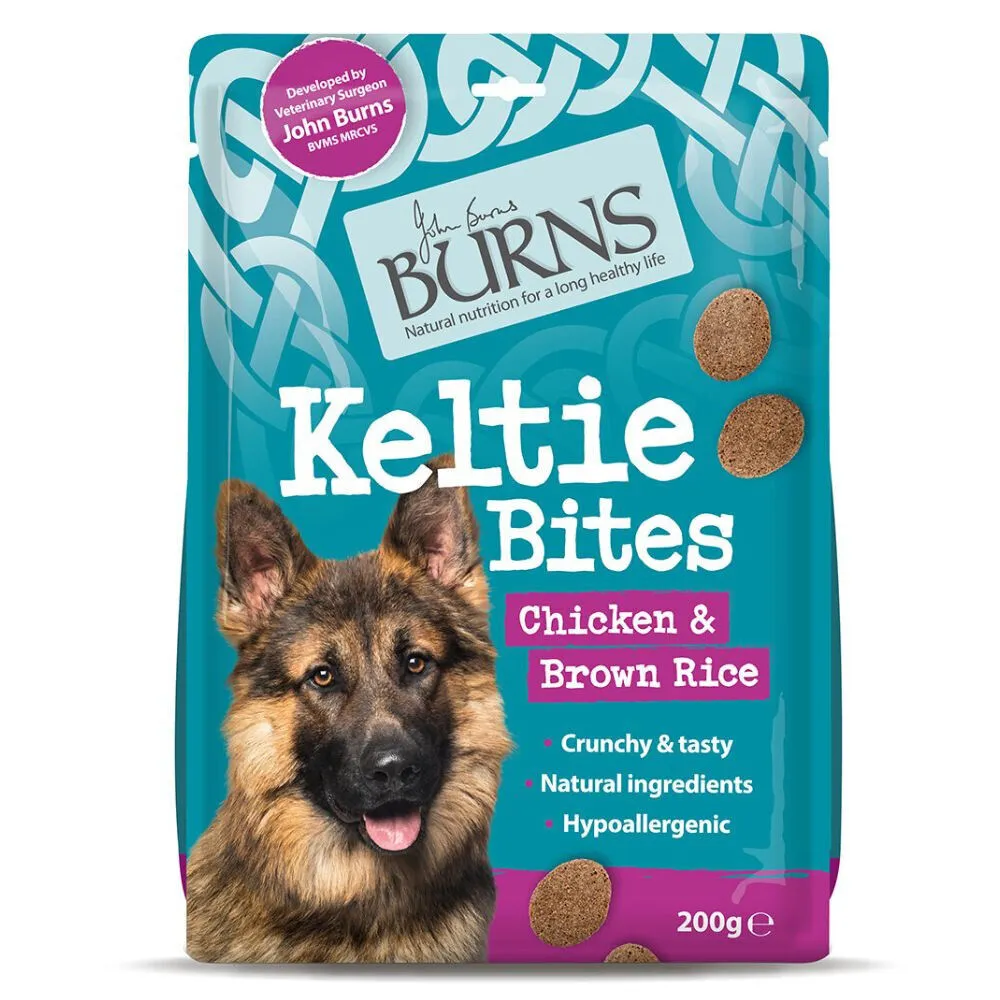 Burns Keltie Bites Chicken & Brown Rice Dog Treats 10 x 200g
