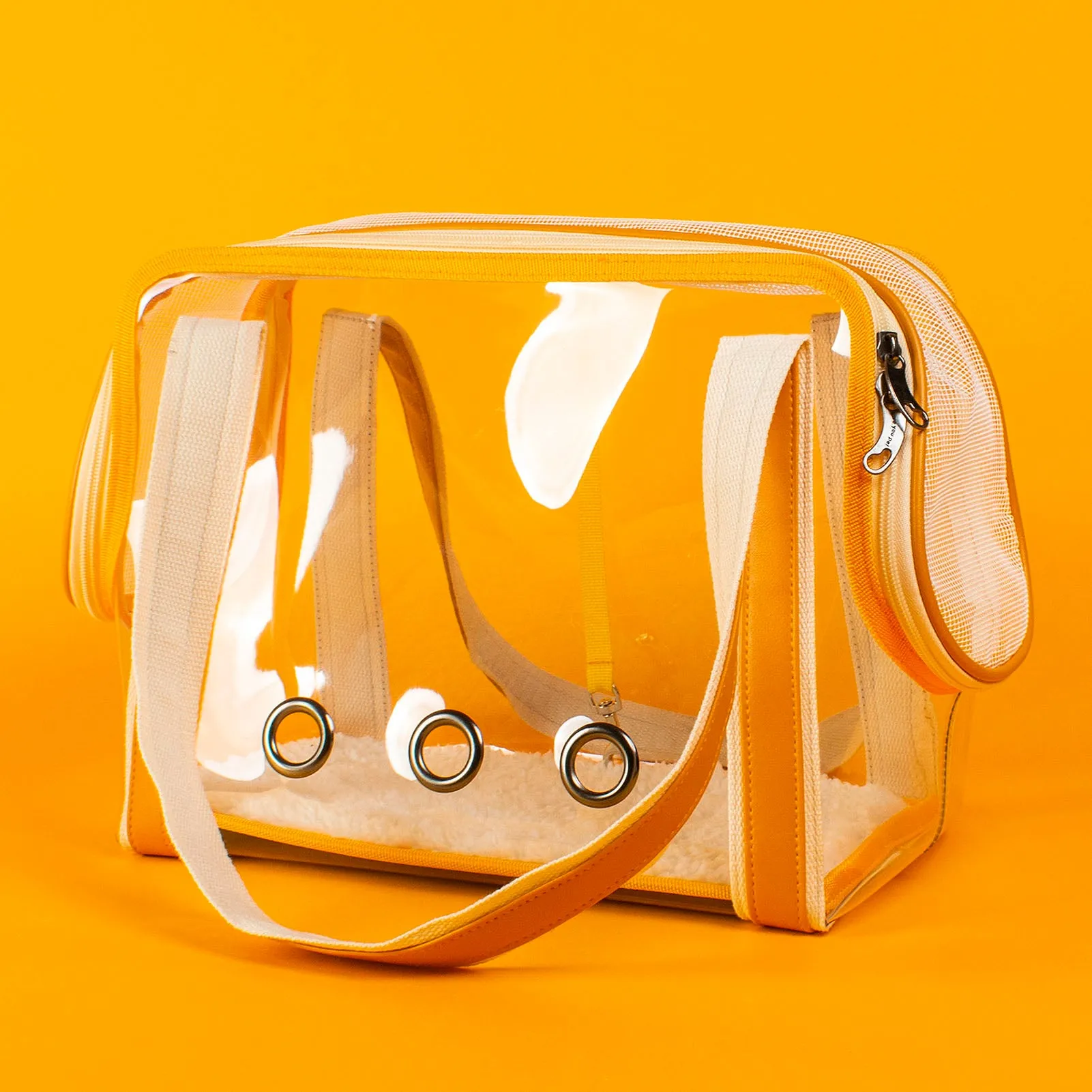 Cats Transparent Totes With Mesh PVC Bags