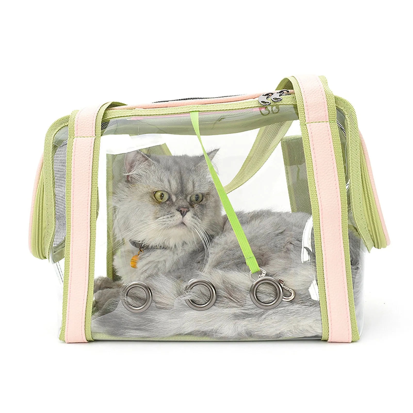 Cats Transparent Totes With Mesh PVC Bags