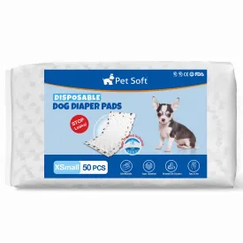 Disposable Dog Diaper Liners, Fit Most Dog Wraps and Belly Bands, Brown, 1 Pack