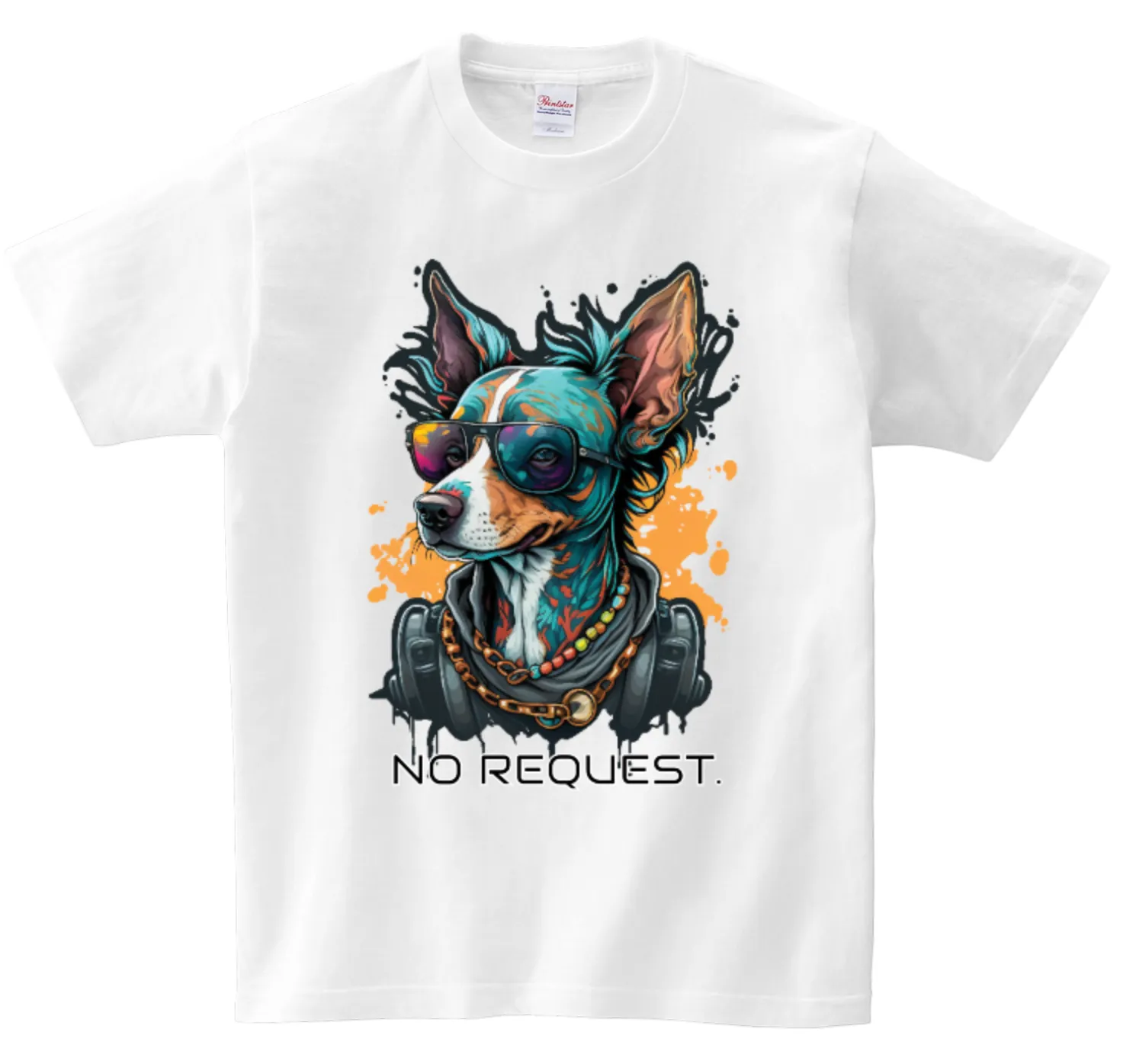 Dj Dog T Shirts No Request. DTG Full color Edition