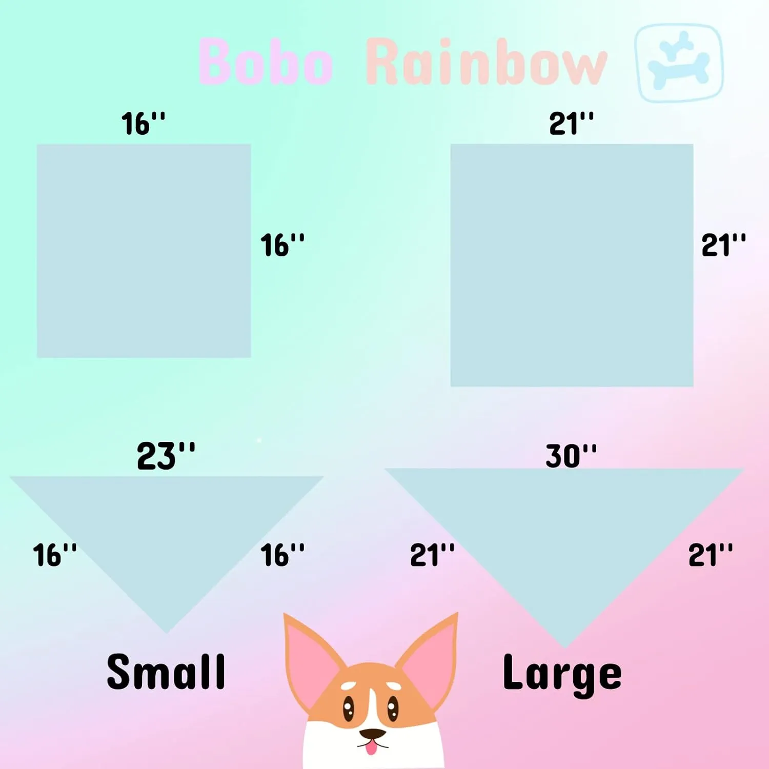 Dog Bandanas - 1PC Spring Floral Girl Bibs Scarf Square Soft Kerchief Pet Bandanas for Small, Medium, Large Dogs