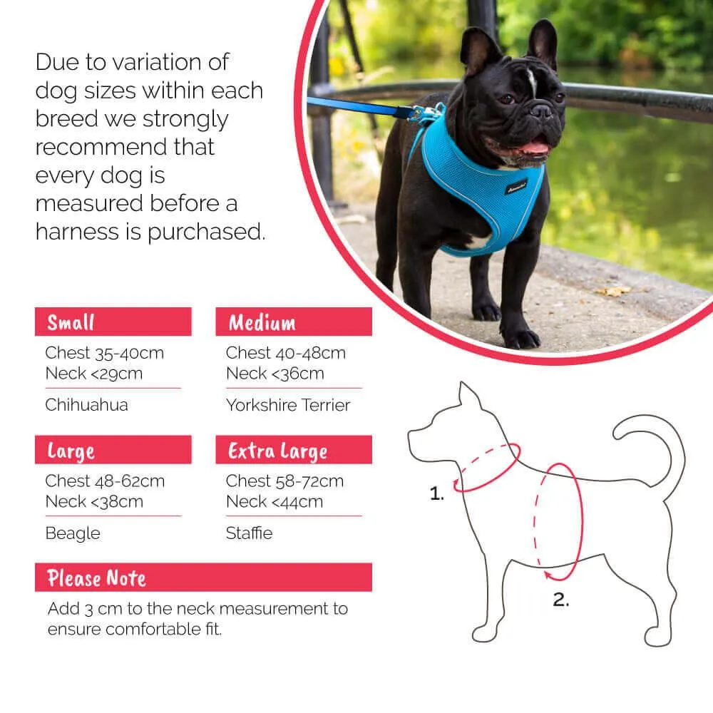 Dog Harness with Reflective Strip in Camo S/M/L/XL