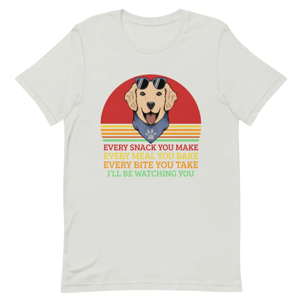 Dog Print Short-Sleeve Unisex T-Shirt