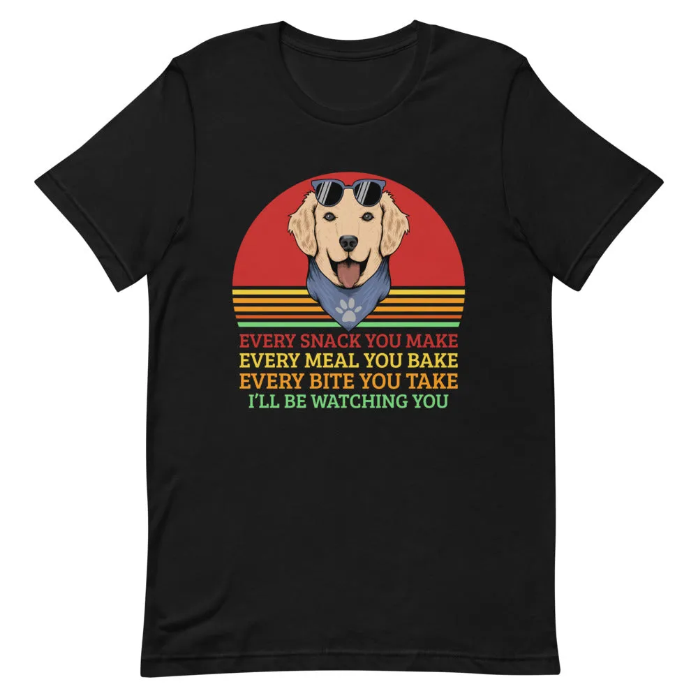 Dog Print Short-Sleeve Unisex T-Shirt