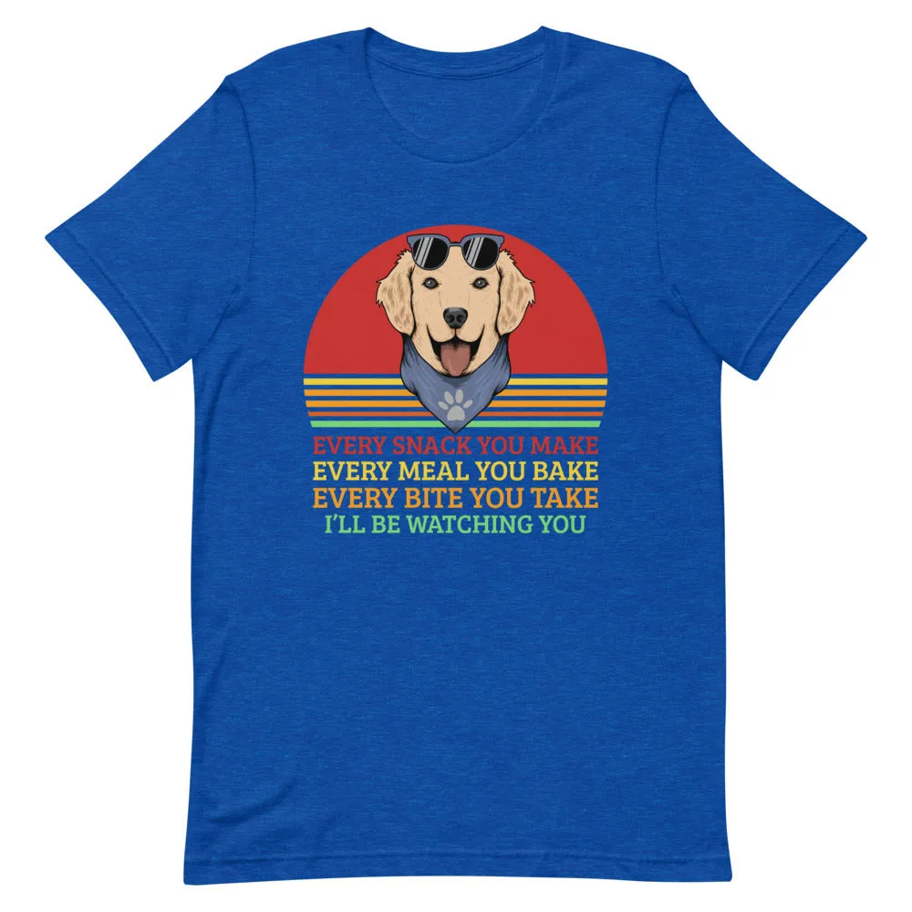 Dog Print Short-Sleeve Unisex T-Shirt