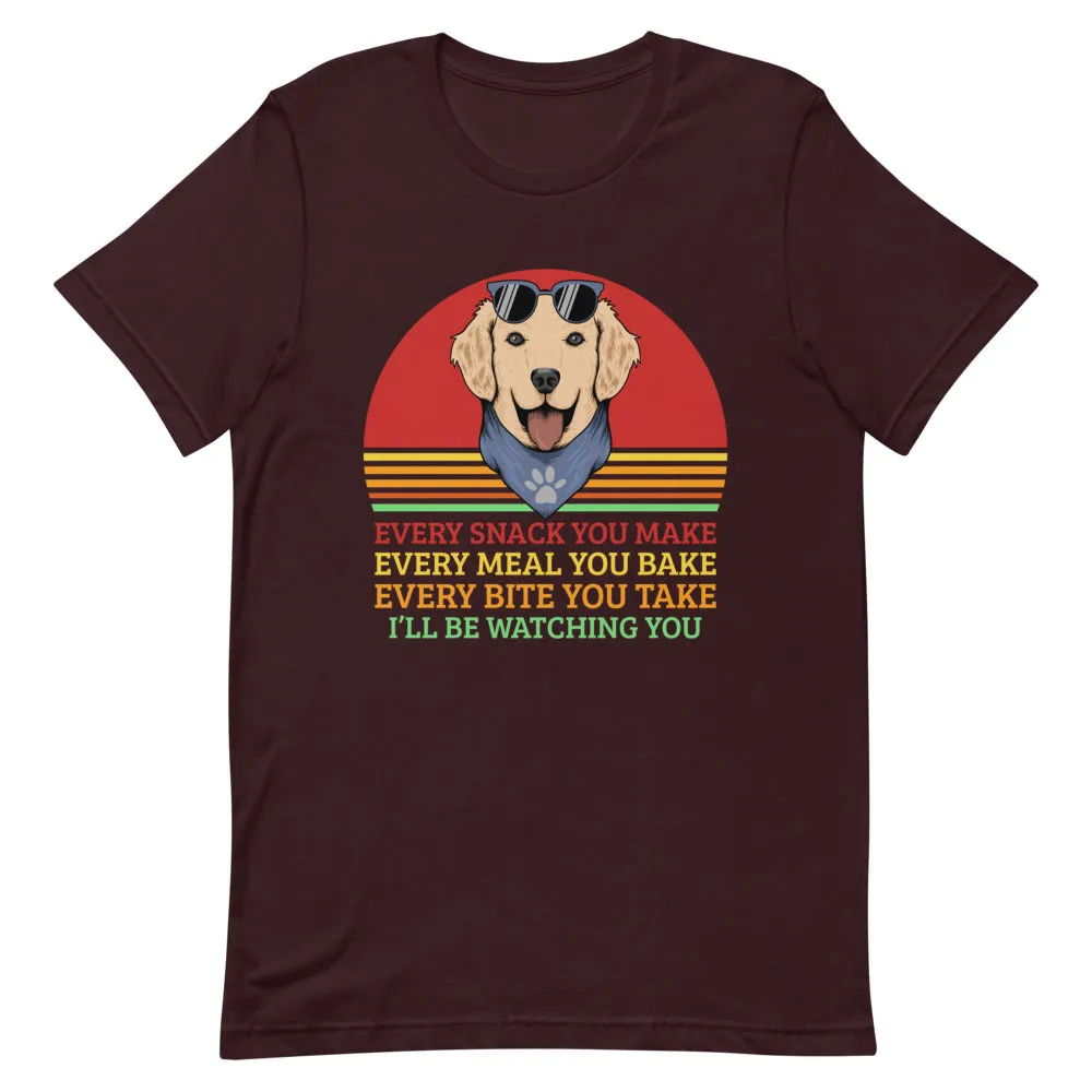 Dog Print Short-Sleeve Unisex T-Shirt