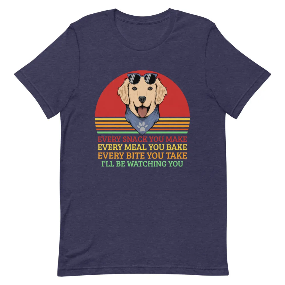 Dog Print Short-Sleeve Unisex T-Shirt