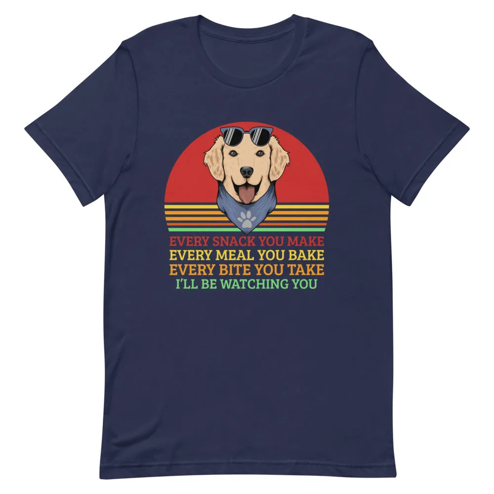 Dog Print Short-Sleeve Unisex T-Shirt