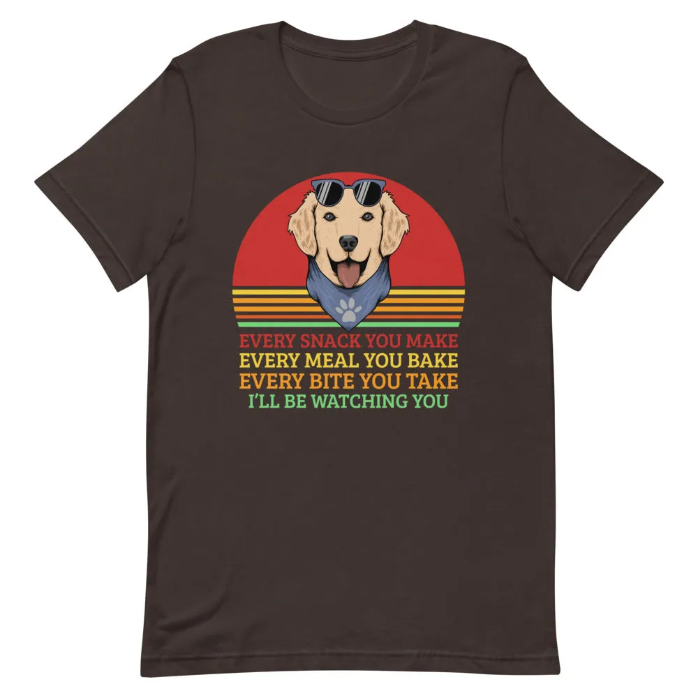 Dog Print Short-Sleeve Unisex T-Shirt