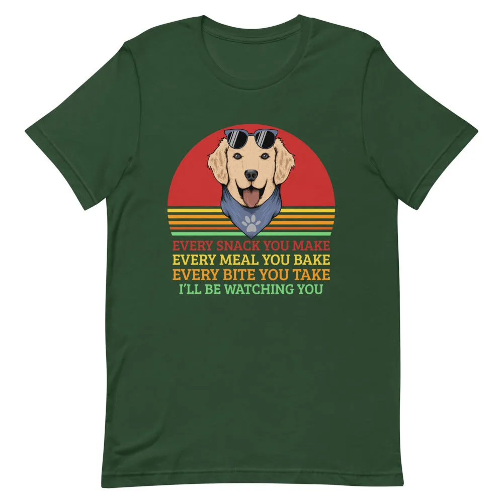 Dog Print Short-Sleeve Unisex T-Shirt