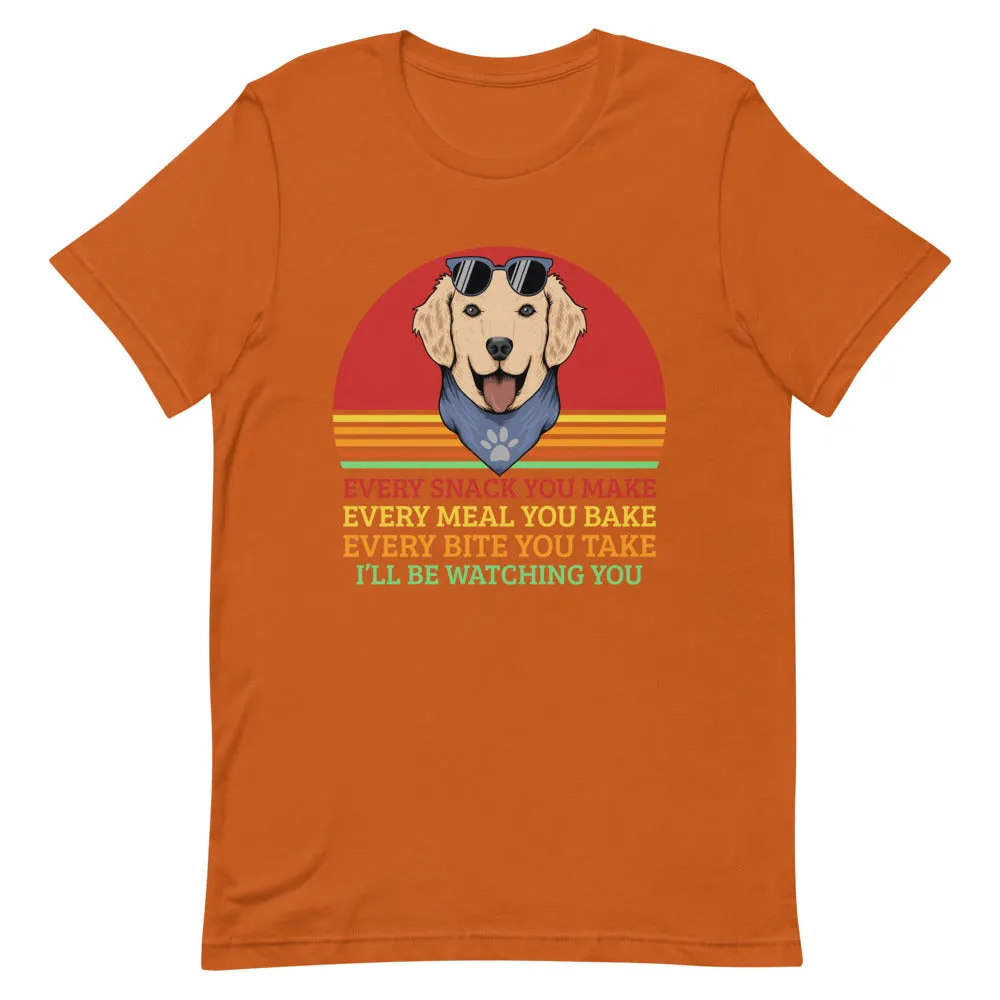 Dog Print Short-Sleeve Unisex T-Shirt