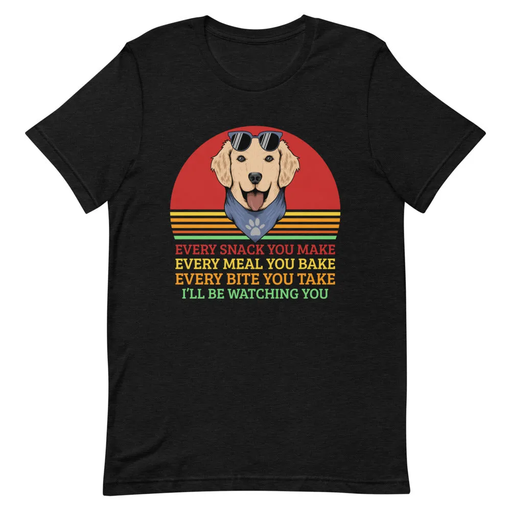 Dog Print Short-Sleeve Unisex T-Shirt