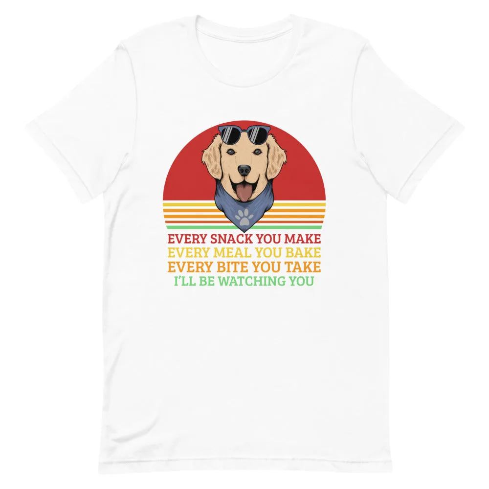 Dog Print Short-Sleeve Unisex T-Shirt