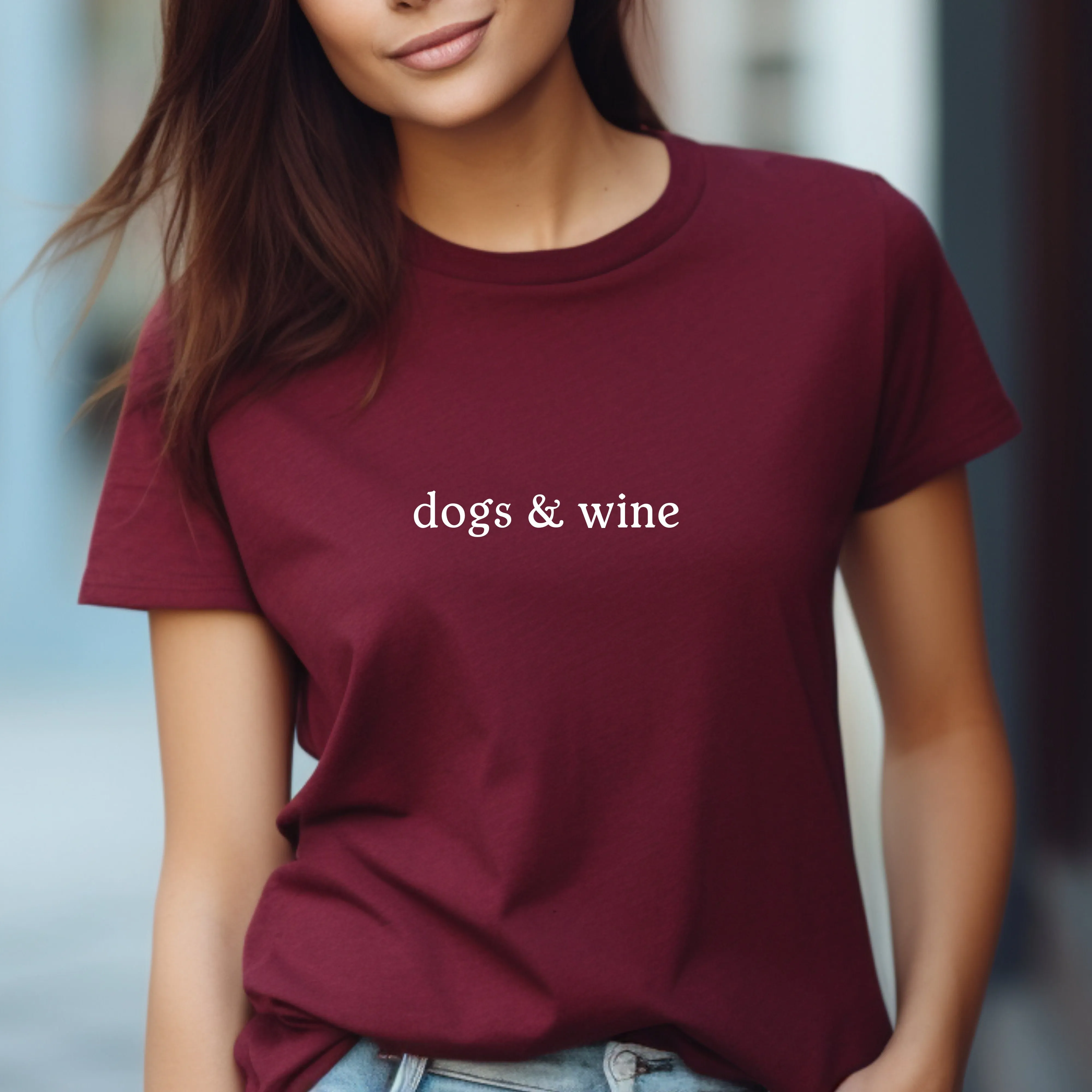 Dogs and Wine T Shirt