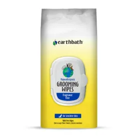 Earthbath Hypo-Allergenic Fragrance-Free Grooming Wipes for Dogs & Cats
