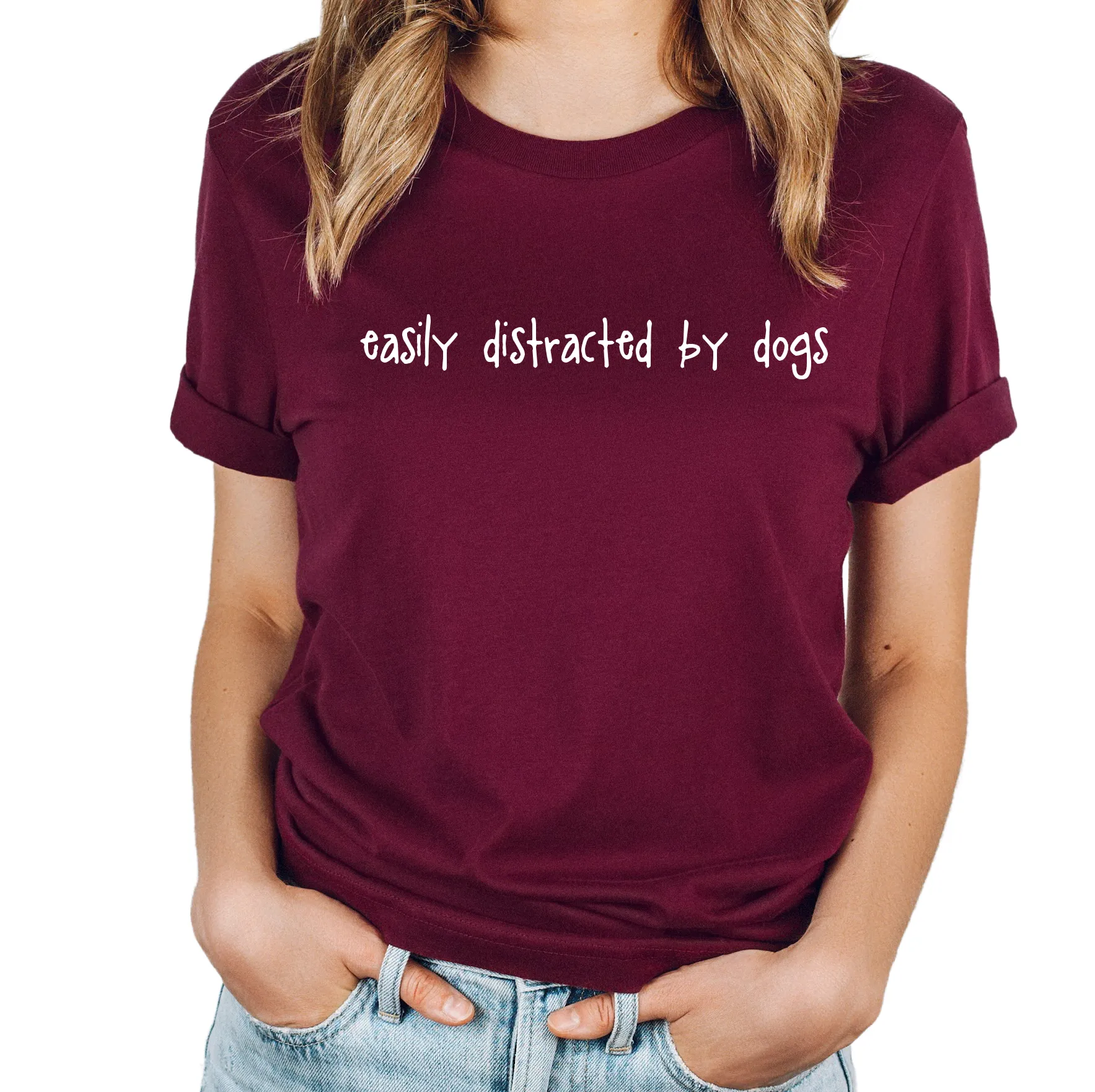 Easily Distracted By Dogs T-Shirt - Unisex Fit