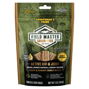 Field Master Grain Free Active Hip & Joint Jerky Bites Dog Treats