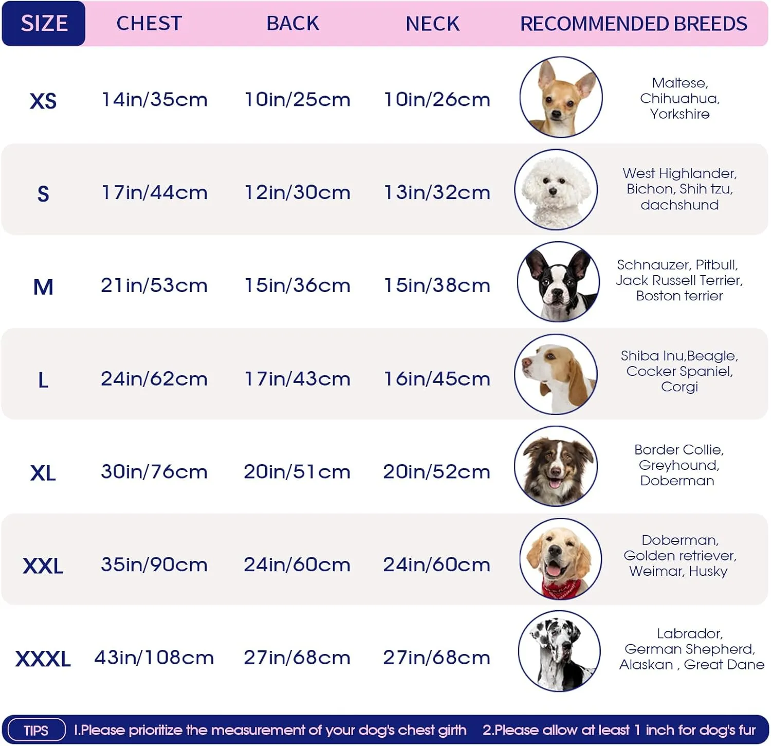 FUAMEY Jacket with Built-in Harness - Waterproof Winter Coat for Dogs - Zipper On Back, Snowsuit Pet Clothes, Poop Bag Pockets, Reflective Vest for Large Dogs - Red L