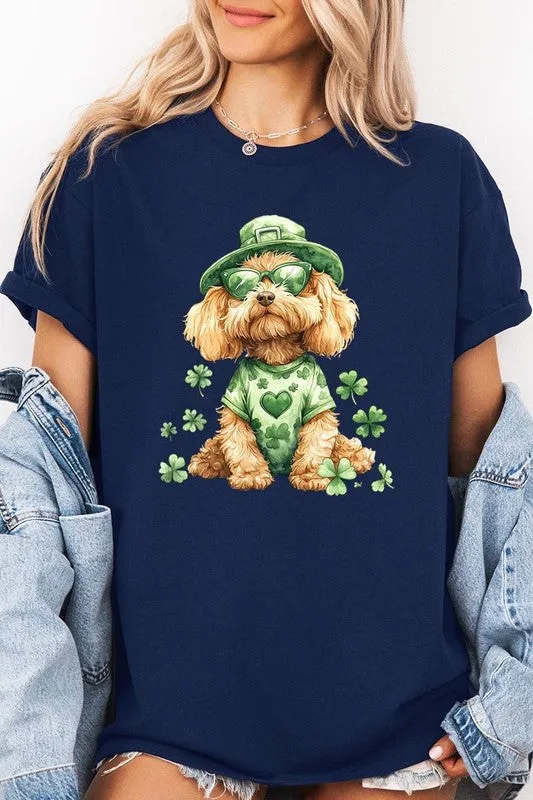 GoldenDoodle Lucky Dog Graphic Plus Heavy Cotton T