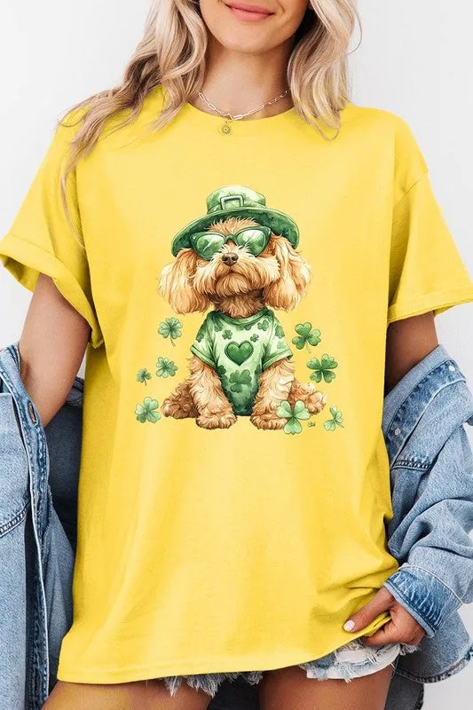 GoldenDoodle Lucky Dog Graphic Plus Heavy Cotton T
