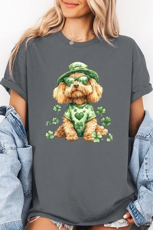 GoldenDoodle Lucky Dog Graphic Plus Heavy Cotton T
