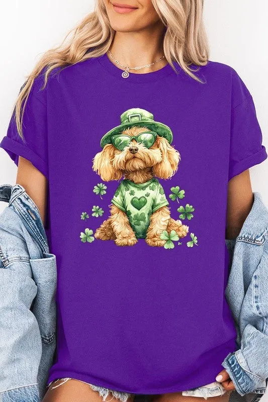 GoldenDoodle Lucky Dog Graphic Plus Heavy Cotton T