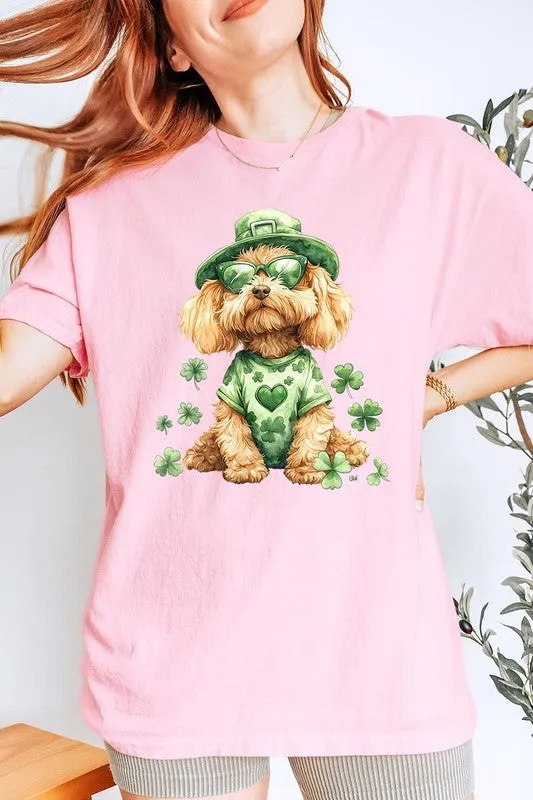 GoldenDoodle Lucky Dog Graphic Plus Heavy Cotton T