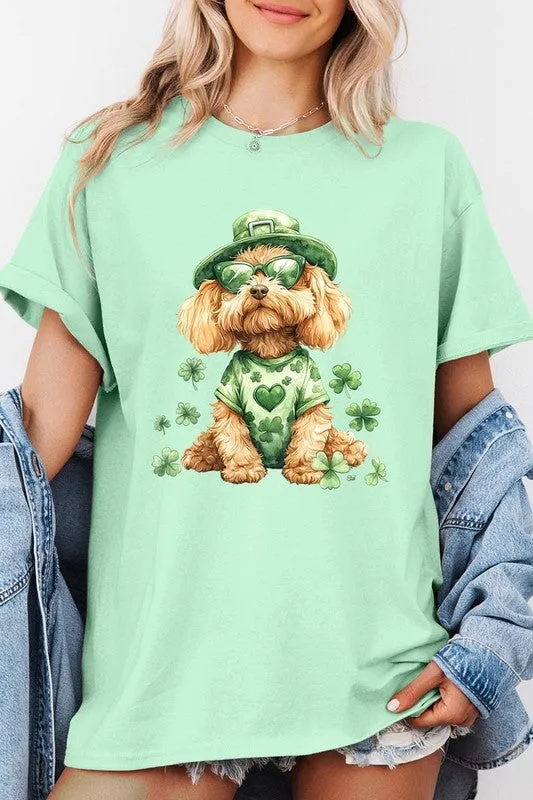 GoldenDoodle Lucky Dog Graphic Plus Heavy Cotton T