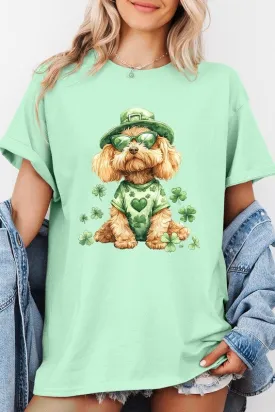 GoldenDoodle Lucky Dog Graphic Plus Heavy Cotton T