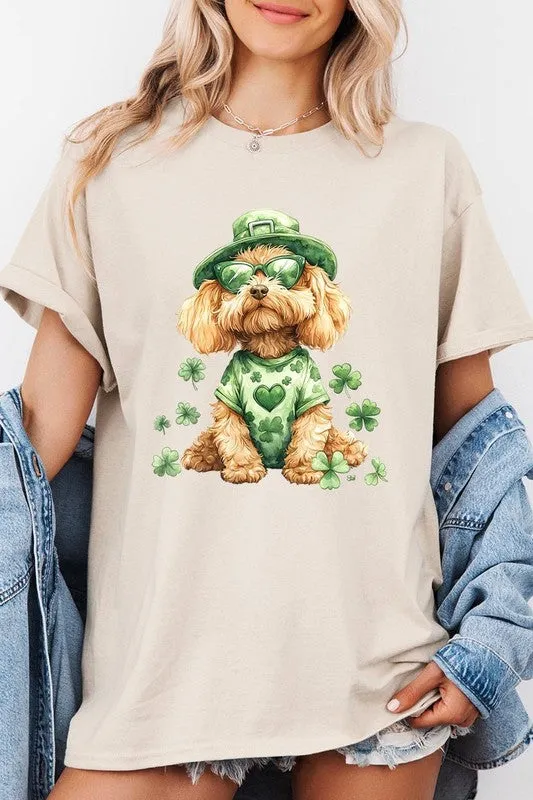 GoldenDoodle Lucky Dog Graphic Plus Heavy Cotton T