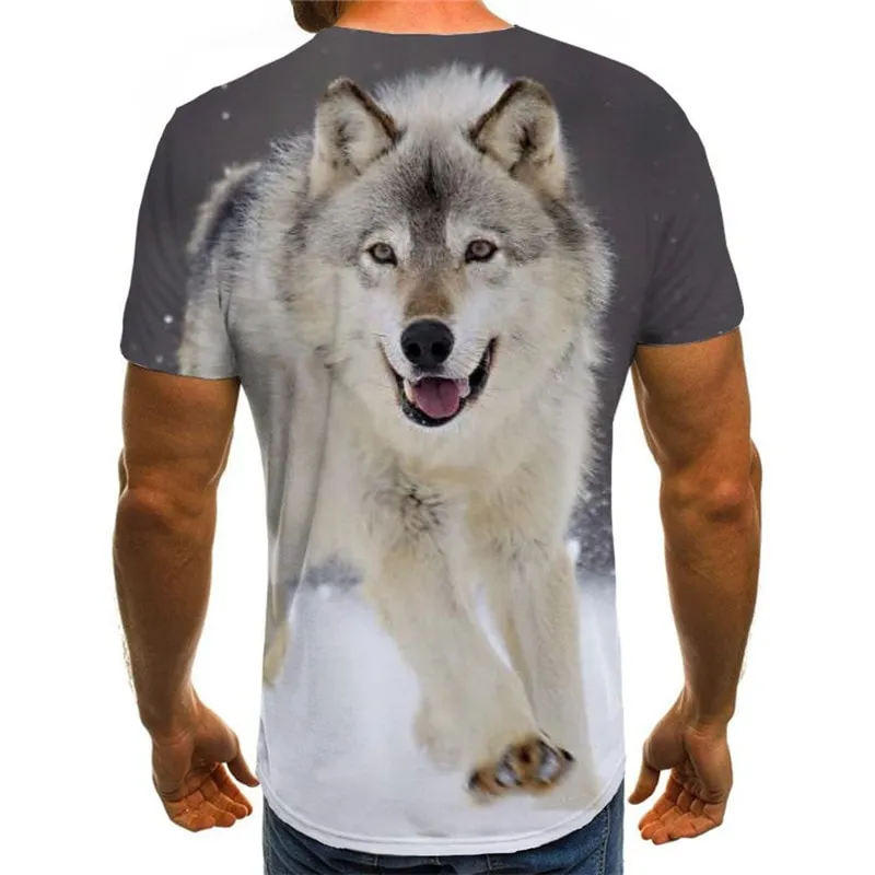 Husky dog tshirt Funny 3D t shirt Puppy Cute Pets Casual men art costume big Smart Husky dogs