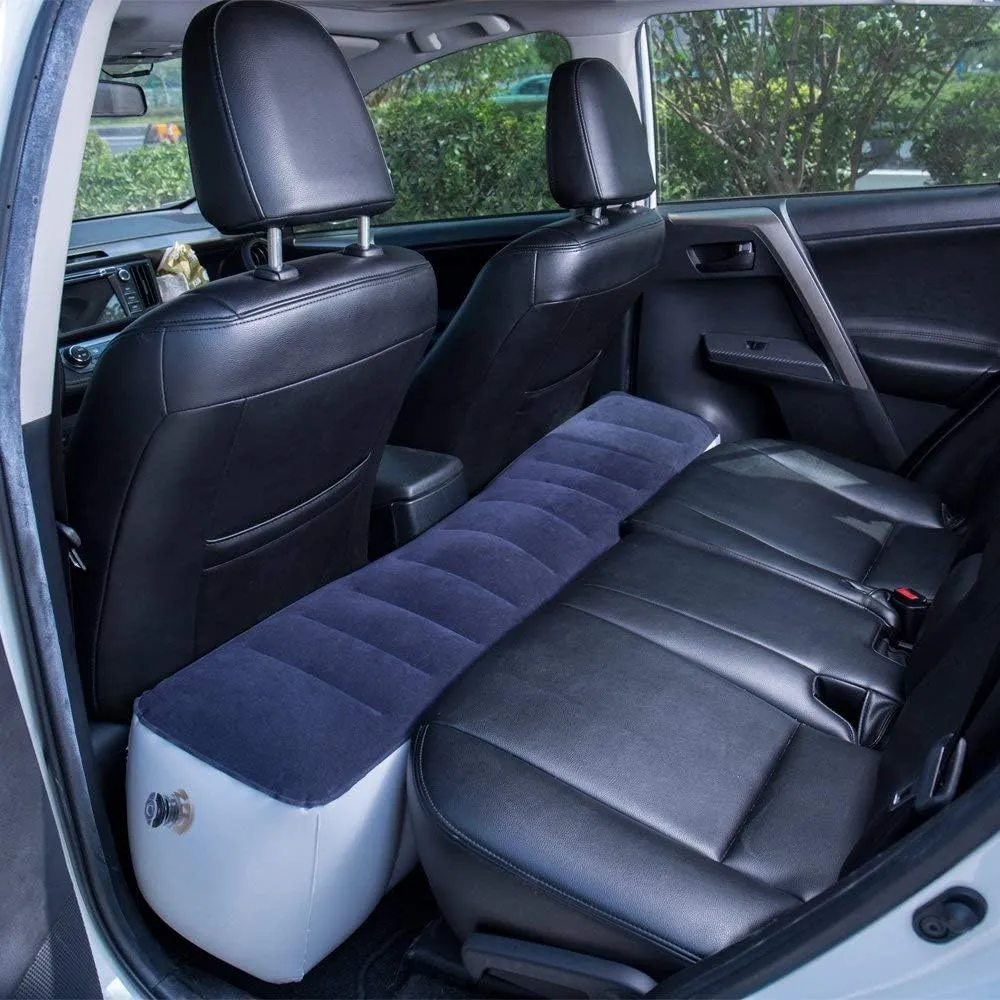 Inflatable Car Air Travel Bed Mattress for Back Seat Gap Pad, 1302842 cm Auto Accessories Inflation Bed Without AIR Pump