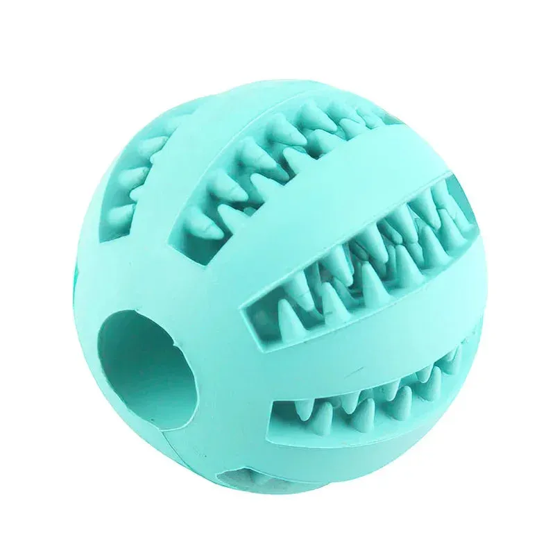 Interactive Dog Ball Toy - Chew, Play, and Clean Teeth for Small Dogs