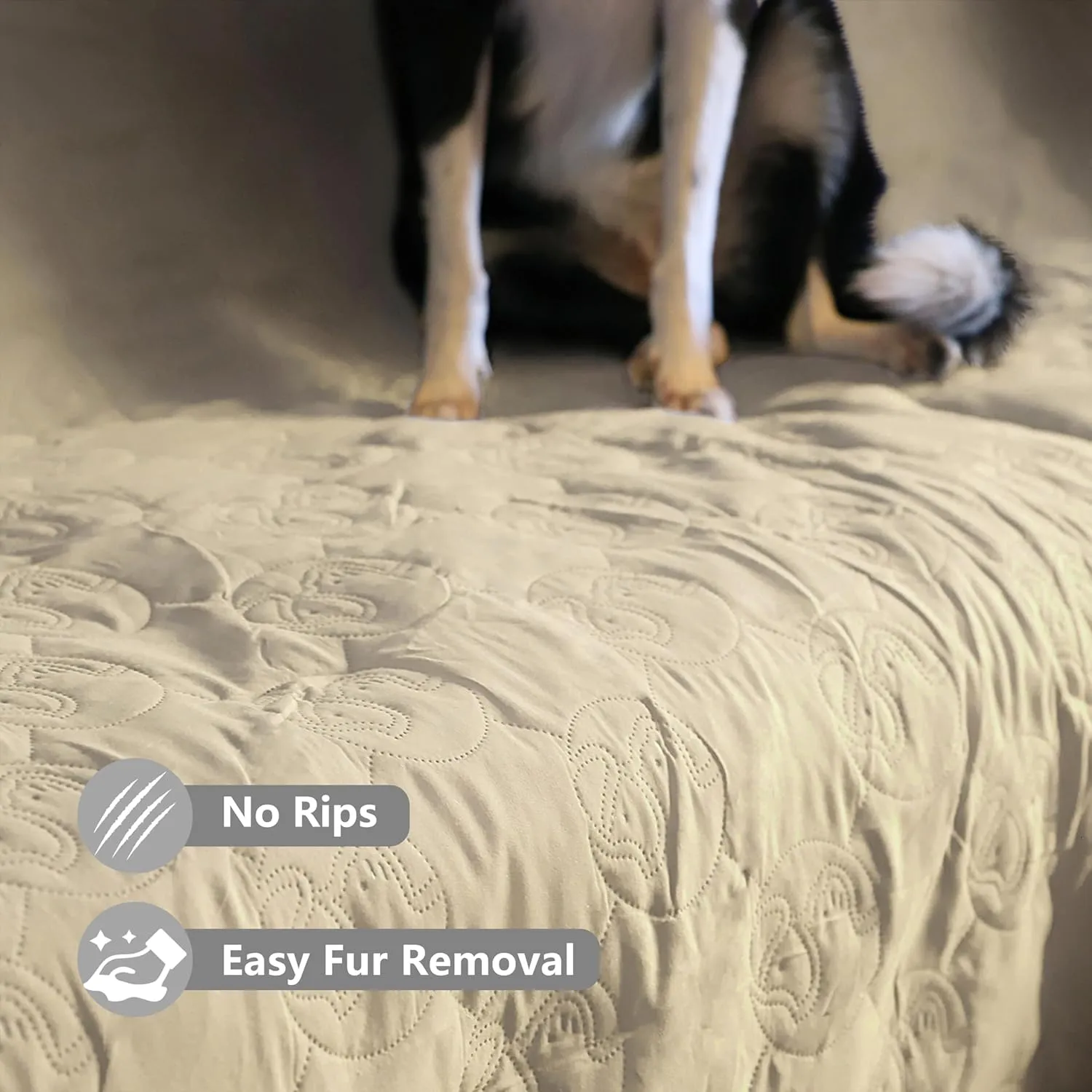 Kritter Planet No Slip Pet Couch Cover, Waterproof Dog Bed Cover, Washable Sofa Furniture Protector Mat for Dogs Cats