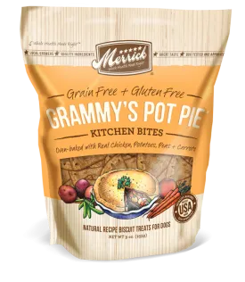 Merrick Grain-Free Grammy's Pot Pie Kitchen Bites Dog Treats 9oz