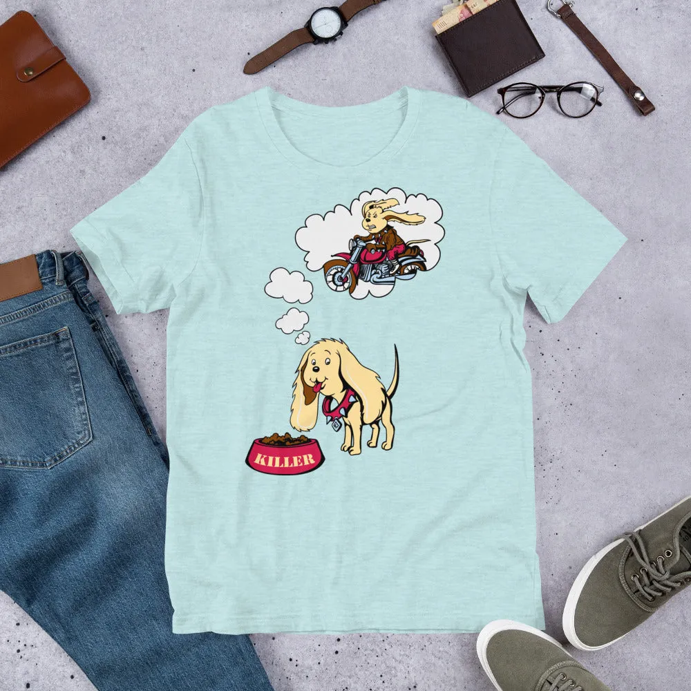 Motorcycle Dog Short-Sleeve Unisex T-Shirt