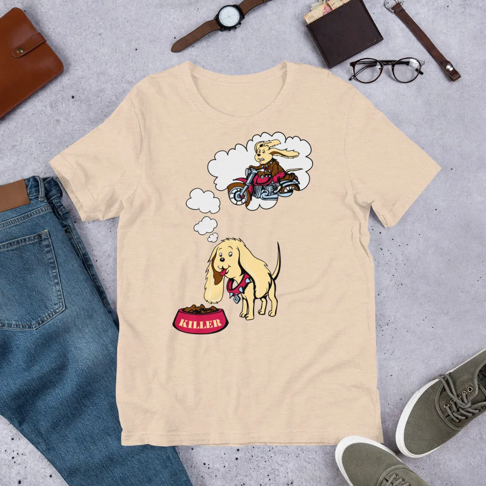 Motorcycle Dog Short-Sleeve Unisex T-Shirt