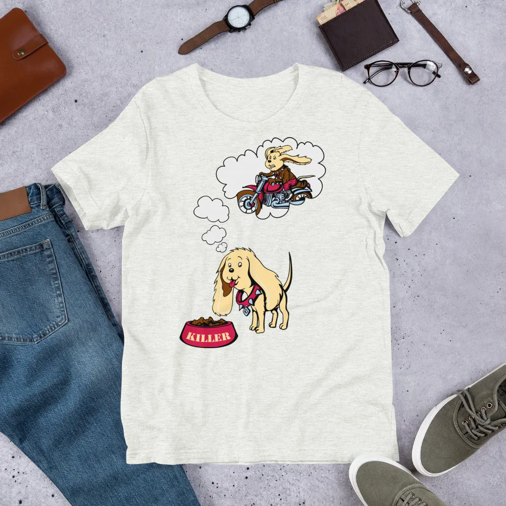 Motorcycle Dog Short-Sleeve Unisex T-Shirt