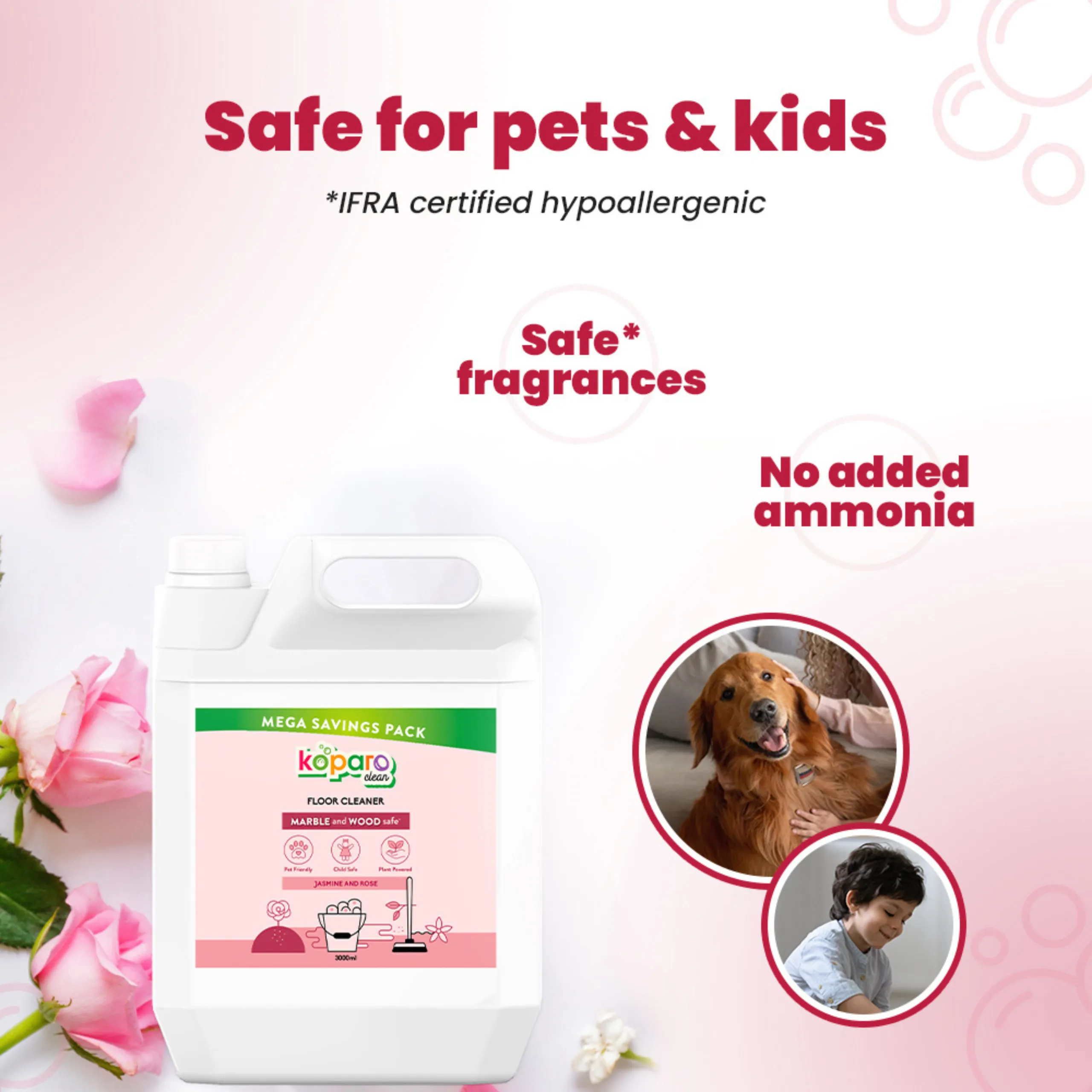 Natural Floor Cleaner - Jasmine - 3 litres