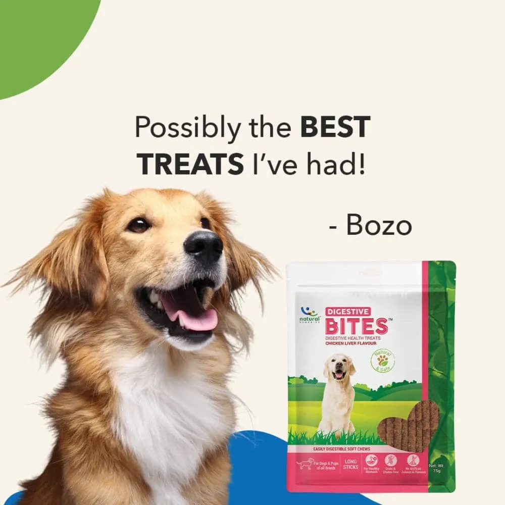 Natural Remedies Digestive Bites Chew Treats for Dogs (Limited Shelf Life)