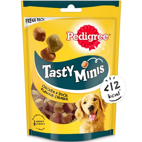 Pedigree Tasty Minis Cubes Chicken & Duck Flavour Chunks Adult Dog Treats (Buy 1 Get 1) (Limited Shelf Life)