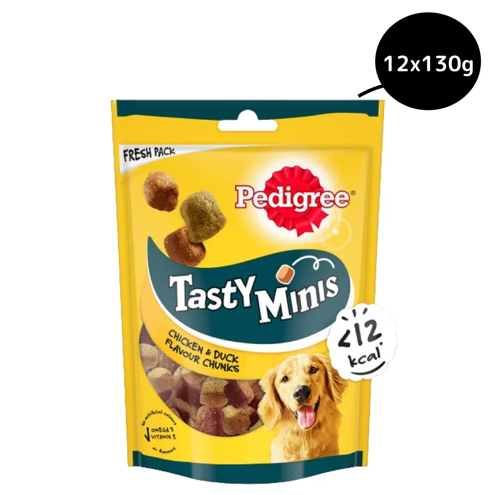 Pedigree Tasty Minis Cubes Chicken & Duck Flavour Chunks Adult Dog Treats